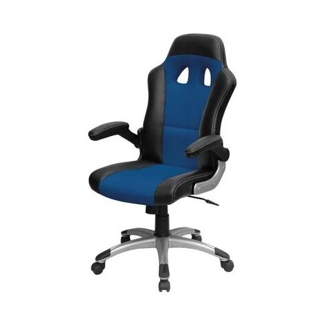 [JAMAIS UTILISE] Fauteuil de Bureau MT INTERNATIONAL Racing Chair Avec Haut Dossier Basculant et Accoudoirs - MTGA284-544 (1/5)