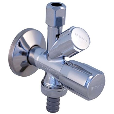 Robinet Équerre Combiné SCHELL Comfort 15x21 Chromé - 035510699