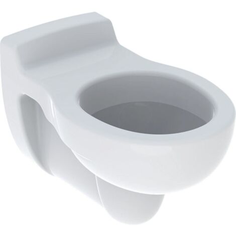 Geberit – Toilette WC suspendu pour enfant en céramique blanche – Bride pour nettoyage facile – Évacuation horizontale – 394510000