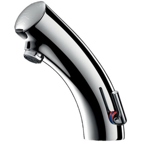 Delabie – Mitigeur électronique de lavabo Tempomatic MIX 3 chromé – Détection infrarouge – Alimentation batterie 6V – Débit réglable 3 l/min