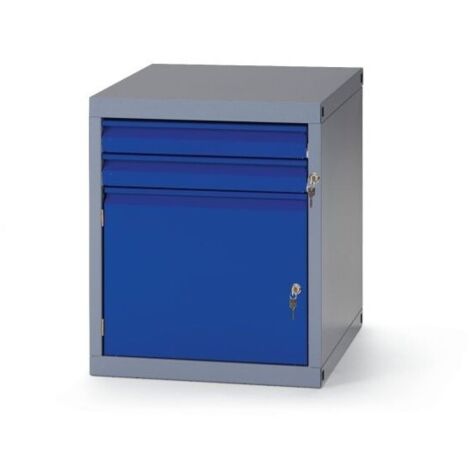 [JAMAIS UTILISE] Bloc Acier Pour Établi KUPPER Modular-System Avec Tiroirs L55xH66xP56cm - 16115L