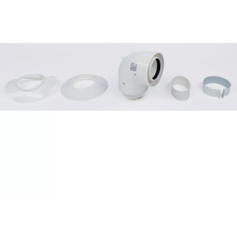Coude Ventouse ATLANTIC 80/125 90° pour PAC et Chaudières - 074246
