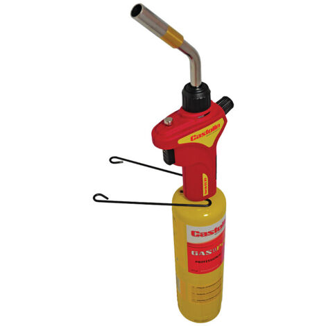 Banyo – Kit de brasage Castolin CTK27 – Brûleur avec allumage Piezo – Bouteille de gaz Map/Pro – Température jusqu'à 2100°C – Autonomie 2h