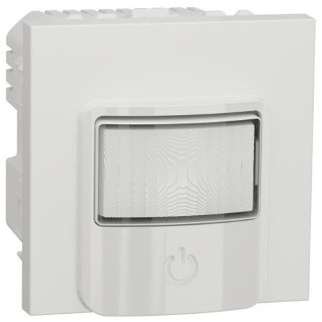 Détecteur de Mouvement SCHNEIDER ELECTRIC Unica Avec Poussoir 230V 10A Blanc - NU352518