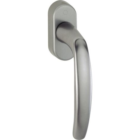 Hoppe – Poignée oscillo-battante Atlanta Secustik 0530/US952 – Aluminium aspect inox F9 – Carré variofit 32/42mm – Mécanisme de sécurité