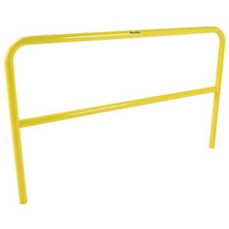 [JAMAIS UTILISE] Barrière de Sécurité Monobloc à Sceller Longueur 2m Tube Ø59mm Jaune - A170356