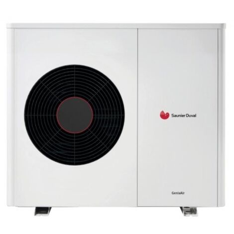 Saunier Duval – Pompe à chaleur air/eau 12,7 kW – Unité extérieure triphasée A+++ – Température départ jusqu'à 75 °C – 10031699