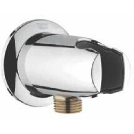 Coude à encastrer 1/2'' chromé avec support douchette MOVARIO - GROHE - 28406000