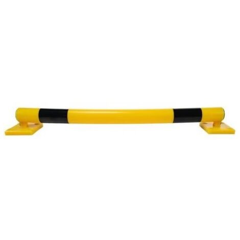 [JAMAIS UTILISE] Butée de Protection pour Parking VISO Longueur 1200mm Noir et Jaune - TPX1200NJ
