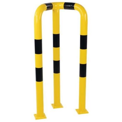 [JAMAIS UTILISE] Arceau de Protection d'Angle Acier Jaune et Noir - A135374