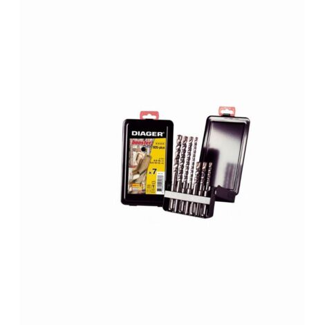 Coffret Forets béton x7 SDS+ Booster+ DIAGER