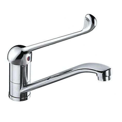 Mitigeur d'Évier PRESTO Sanifirst à Bec Orientable avec Commande au Coude - 75637 (1/2)