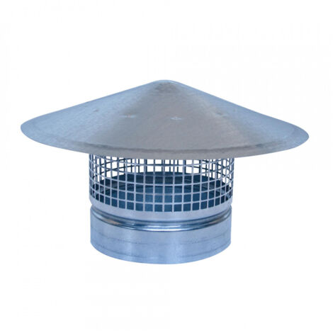 Chapeau pare-pluie acier galvanisé D.355 mm S&P (UNELVENT) 874639
