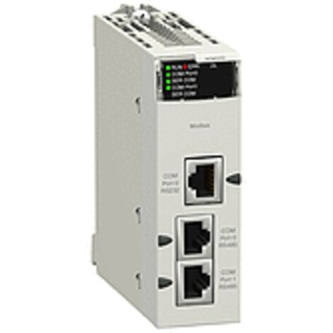 Module interface bus série RS485/RS232 Modbus ASCII 2 voies - BMXNOM0200 (1/3)