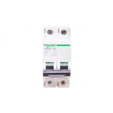 Schneider Electric C60H-DC Disjoncteur Miniature Blanc 6A 500V