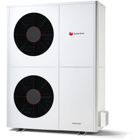 Unité Extérieure de Pompe à Chaleur Réversible Air/Eau 10kW SAUNIER DUVAL GeniaAir Split 10 Triphasé - 0010021152 (1/2)