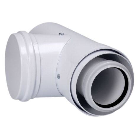 Kit évacuation Fumées Coaxial Horizontal 60/100 Universel - Neuf