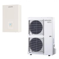 Atlantic – Pompe à chaleur air/eau 14 kW – Kit appoint électrique 6 kW – Technologie air/eau split – Silencieuse et compacte – A++/A++