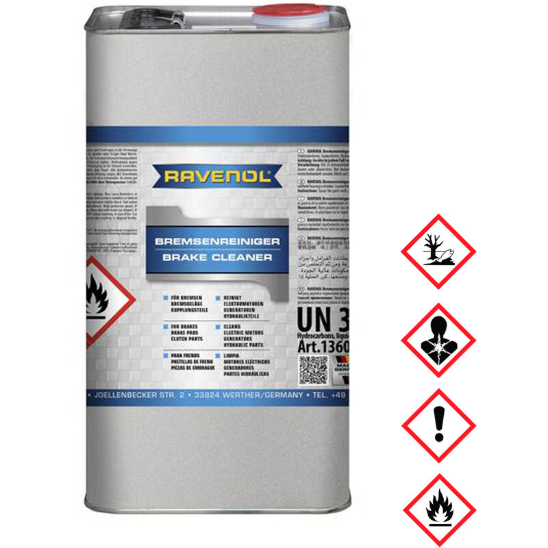 Ravenol Bremsenreiniger Spray Viele Anwendungsmöglichkeiten 5000ml