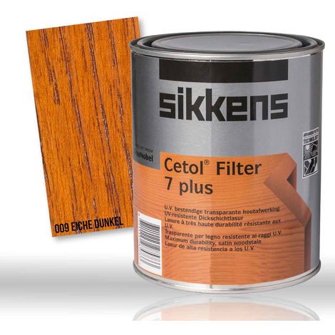 Sikkens Cetol Filter Plus Dunkle Eiche Streichlasur Dickschicht Ml