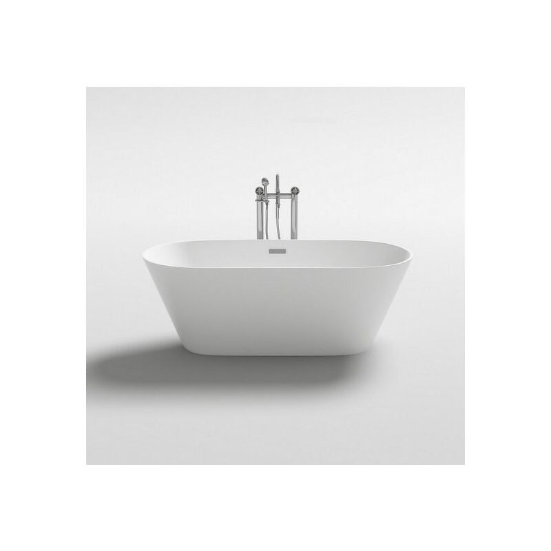 Bagno Italia Vasca da bagno 170x80x58h freestanding bianca design moderno  centro stanza