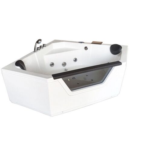 Bagno Italia Vasca da bagno idromassaggio 150x150cm ad angolo doppia pompa 12 getti (1/3)