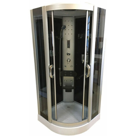 Bagno Italia Cabina idromassaggio 90x90cm 4 getti radio e led