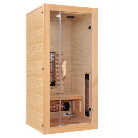 Bagno Italia Sauna Infrarossi 90x90 con 4 irradiatore full spectrum e 1 in carbonio