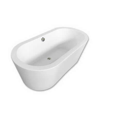 Bagno Italia Vasca freestanding 170x80 cm bianco lucida design moderno (1/3)