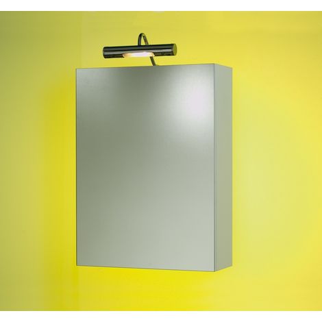 Specchio Specchiera da Bagno Contenitore Misure 45x60hx18 Due Ripiani Interni con Applique l 