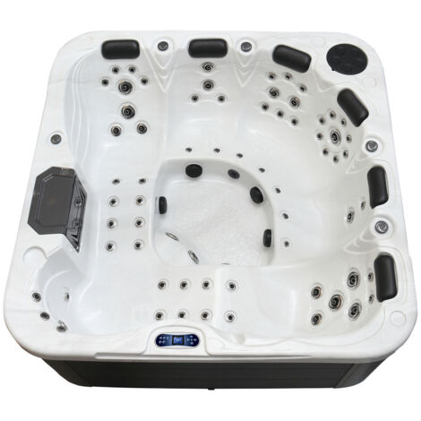 Bagno Italia Minipiscina idromassaggio 230x230 cm whirlpool e airpool 6 posti cromoterapia riscaldatore (1/4)