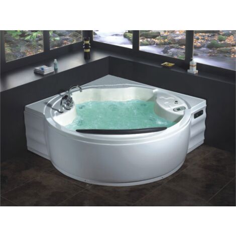 Bagno Italia Vasca Idromassaggio Full optional super accessoriata con riscaldatore da 180x180 cm 22 getti luci per cromoterapia