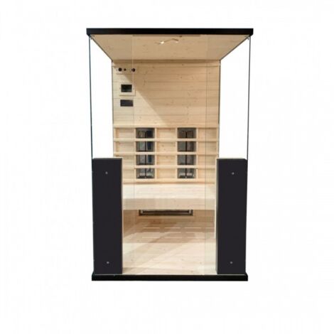 Bagno Italia Sauna Infrarossi 125x100 cm full spectrum con bluetooth 2 posti