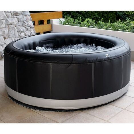 Bagno Italia Minipiscina gonfiabile circolare 204 cm 138 getti idromassaggio autogonfiante per 6 persone ozonoterapia relax spa giardino Mspa