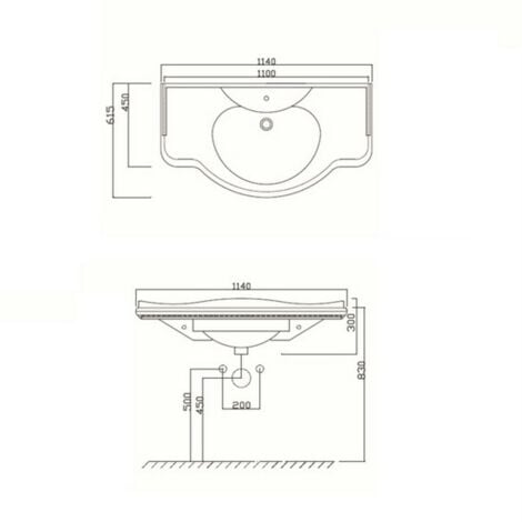 Bagno Italia mobile arredo bagno arte povera con lavandino in ceramica da 114 cm base decapè bianco