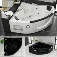 Bagno Italia Vasca Idromassaggio cm 152x152 standard bianca vetro frontale 12 idrogetti cromoterpia e miscelatore a cascata