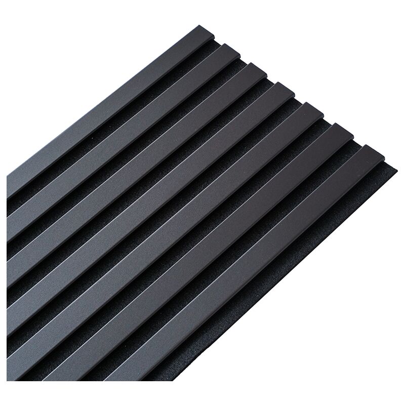 Panneau Mural Tasseaux Rigide DECOON – Noir & Chêne Naturel, 250x30x1,4 Cm, Effet 3D Moderne, Pose Facile 0,75 M²
