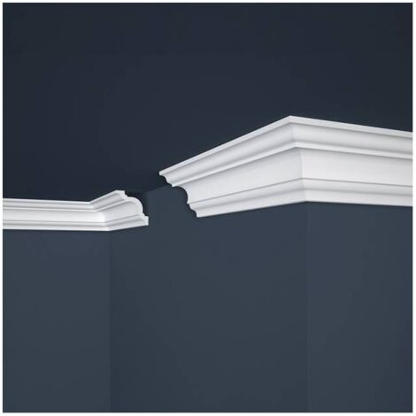 Decoon – Lot de 30 corniches de plafond décoratives 3D – Longueur 2m – En polystyrène léger – Pour finition murale moderne (1/4)