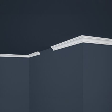 Lot de 50 (100ml) Corniches de Plafond décoratives - Raffiné - 200x2,2x2,2 cm (1/4)