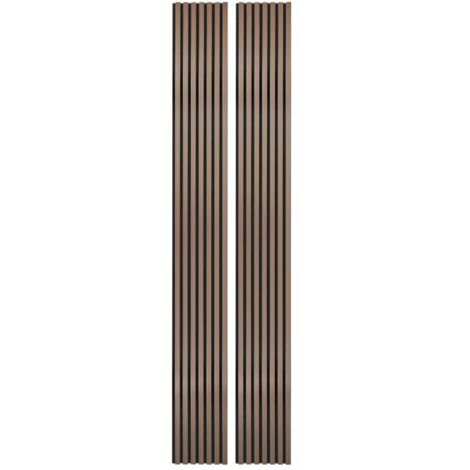 Lot de 2 Panneaux tasseaux bois 250 x 30 x 1,9 cm - rose gold/feutrine noir - 1,5m²