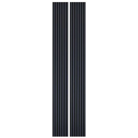 Lot de 2 Panneaux tasseaux bois 250 x 30 x 1,9 cm - bleu nuit/feutrine noir - 1,5m² (1/5)