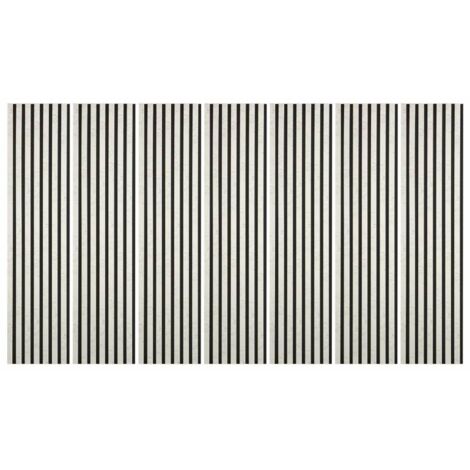 Decoon – Lot de 7 panneaux décoratifs muraux en bois marbré blanc – Dimensions 120 x 30 x 1,9 cm – Tête de lit avec feutrine noire – Isolation phonique - BOIS 120 X (1/5)