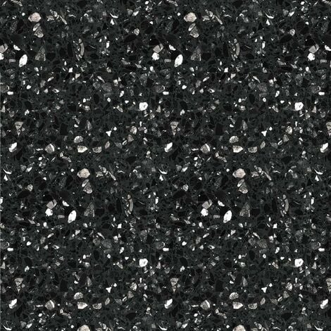 Terrazzo noir Millenium - 60 x 60 cm - Noir
