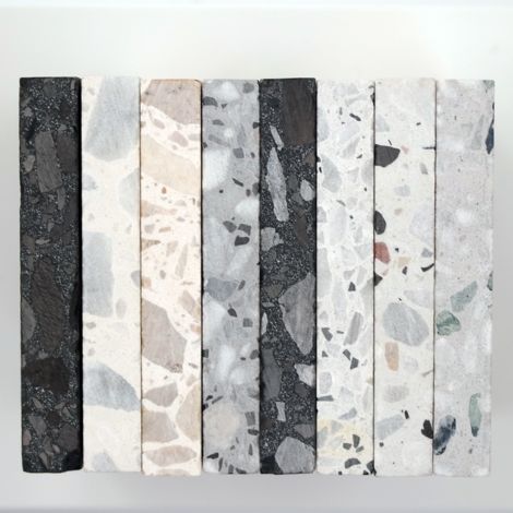 Terrazzo gris Lime - 60 x 60 cm