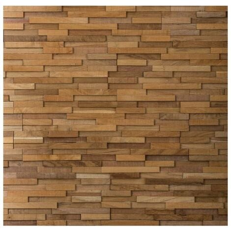 Parement bois Teck naturel 0,57m²