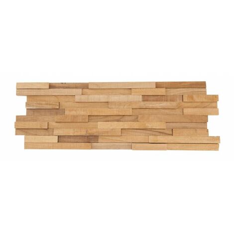 Parement bois Teck naturel 0,57m²