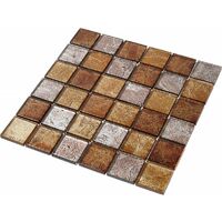Mosaïque Verre - Gold / Cuivre - 4.8 x 4.8 cm