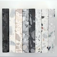 Terrazzo noir Nero Ebano - 60 x 60 cm - Noir