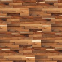 Parement bois recyclé 0,98 m2 teck bruni