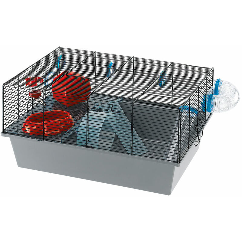Relaxdays piège à souris vivante, cage métallique, attrape-souris, petits  rongeurs, 11,5 x 38 x